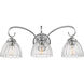 Audra 3 Light 25.5 inch Chrome Vanity Light Wall Light