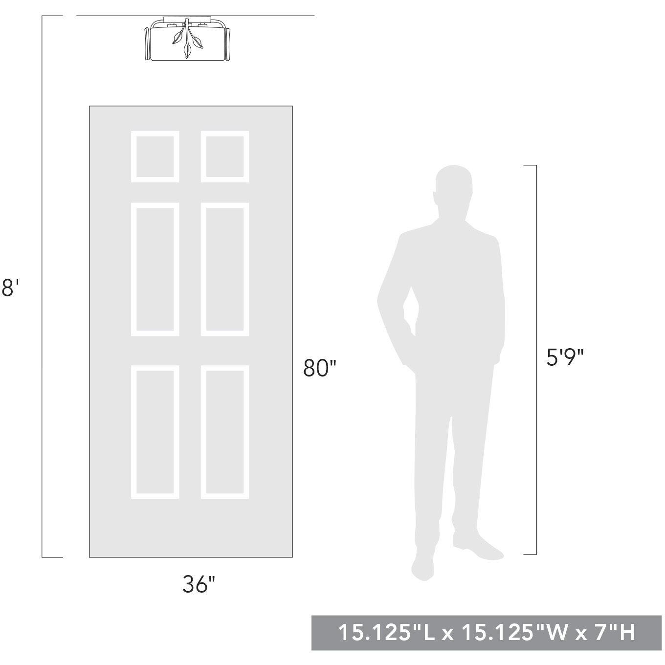 Calla 3 Light 15.13 inch White Gold Flush Mount Ceiling Light