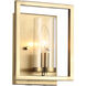 Marco 1 Light 7 inch White Gold Wall Sconce Wall Light