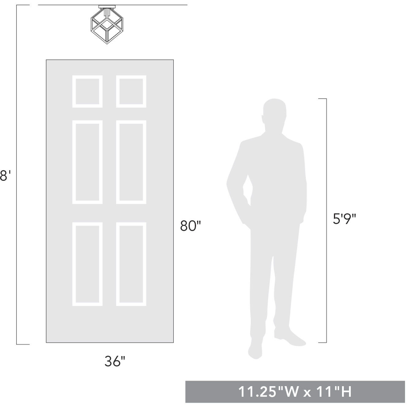 Cassio 1 Light 11.25 inch Olympic Gold Flush Mount Ceiling Light