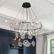 Ziva Celestia 49 inch 4.00 watt Chrome Chandelier Ceiling Light, 3 Tier