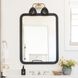 Shepard Vanity Wall Light in Matte Black