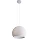 Tela LED 17.75 inch Sand Yellow Pendant Ceiling Light
