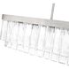 Ciara Linear Pendant Ceiling Light in Peruvian Silver