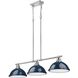 Yep Duncan Island Light Ceiling Light in Chrome, Navy