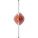 Colorella Wall Sconce Wall Light in Hammered Purple, Orange