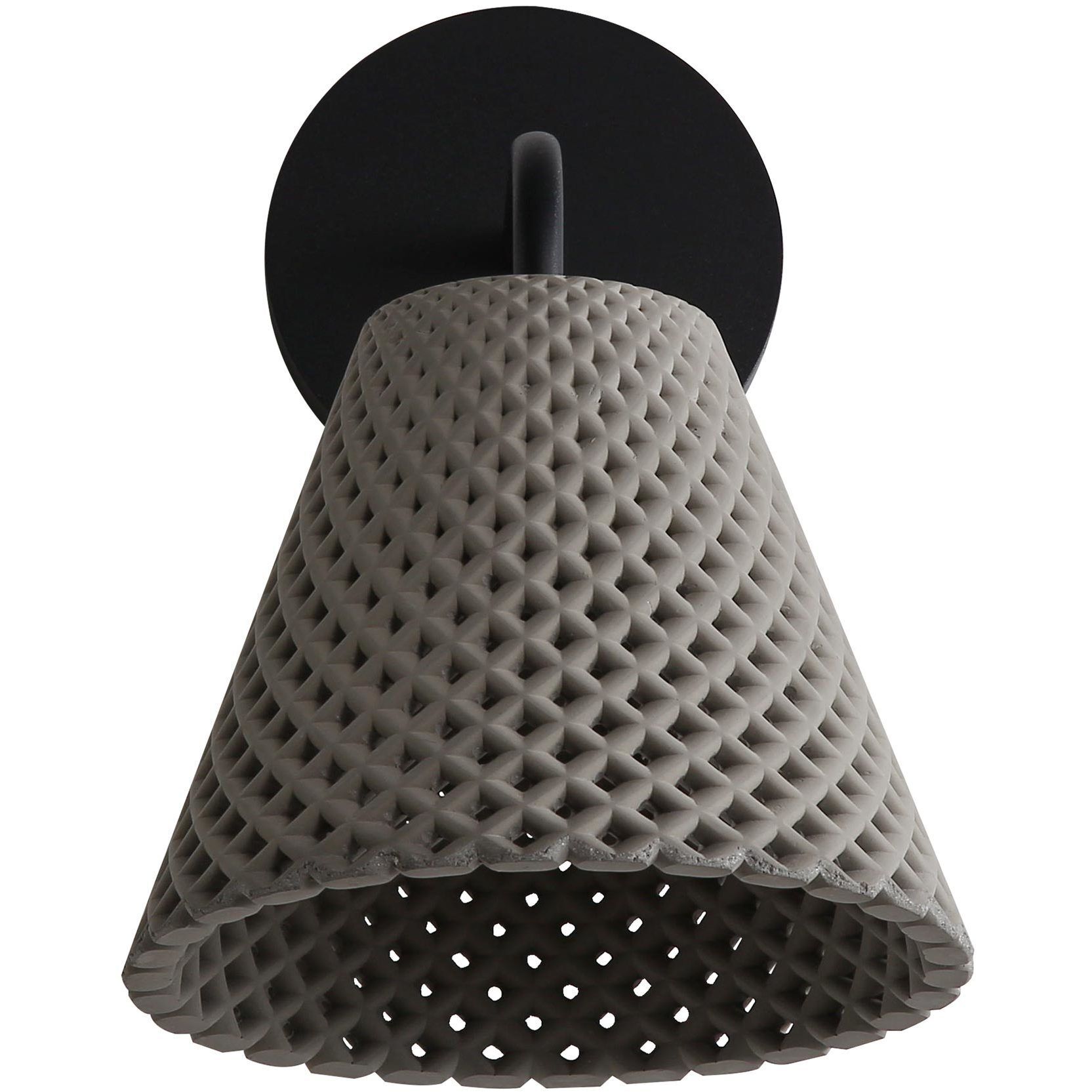 Clarus LED 8.88 inch Grey Cement Outdoor Wall