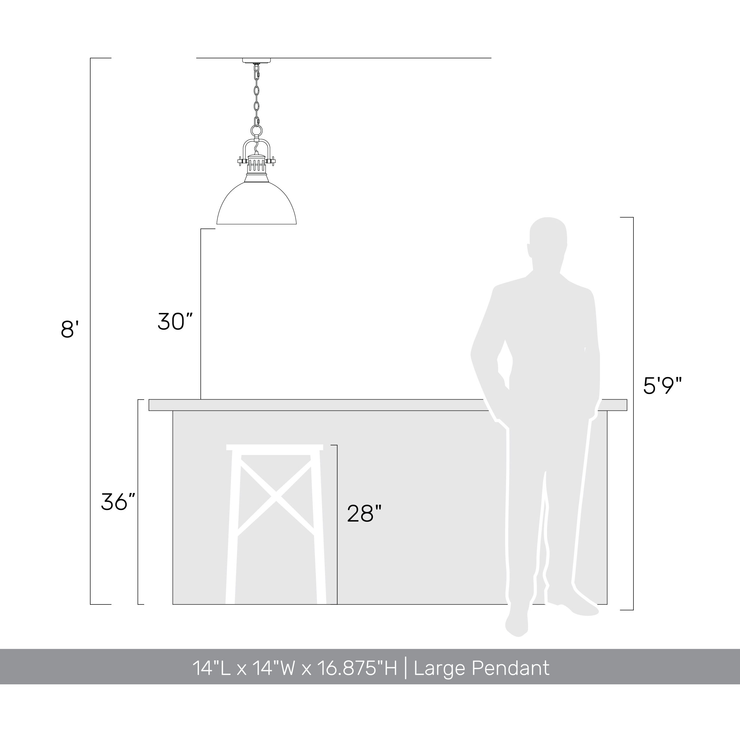 Yep Duncan Pendant Ceiling Light in Aged Brass, Rubbed Bronze