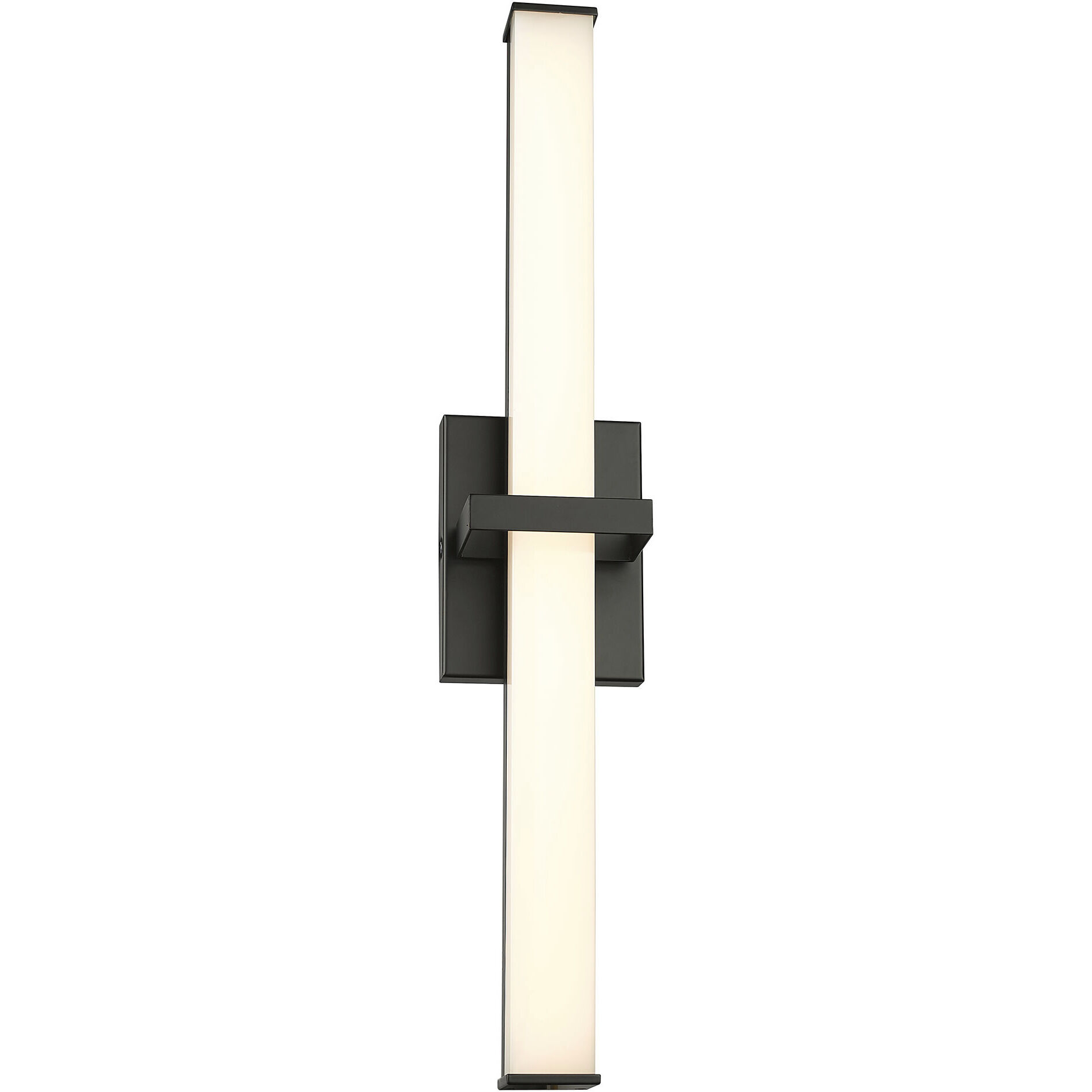 Elon Vanity Wall Light in Matte Black