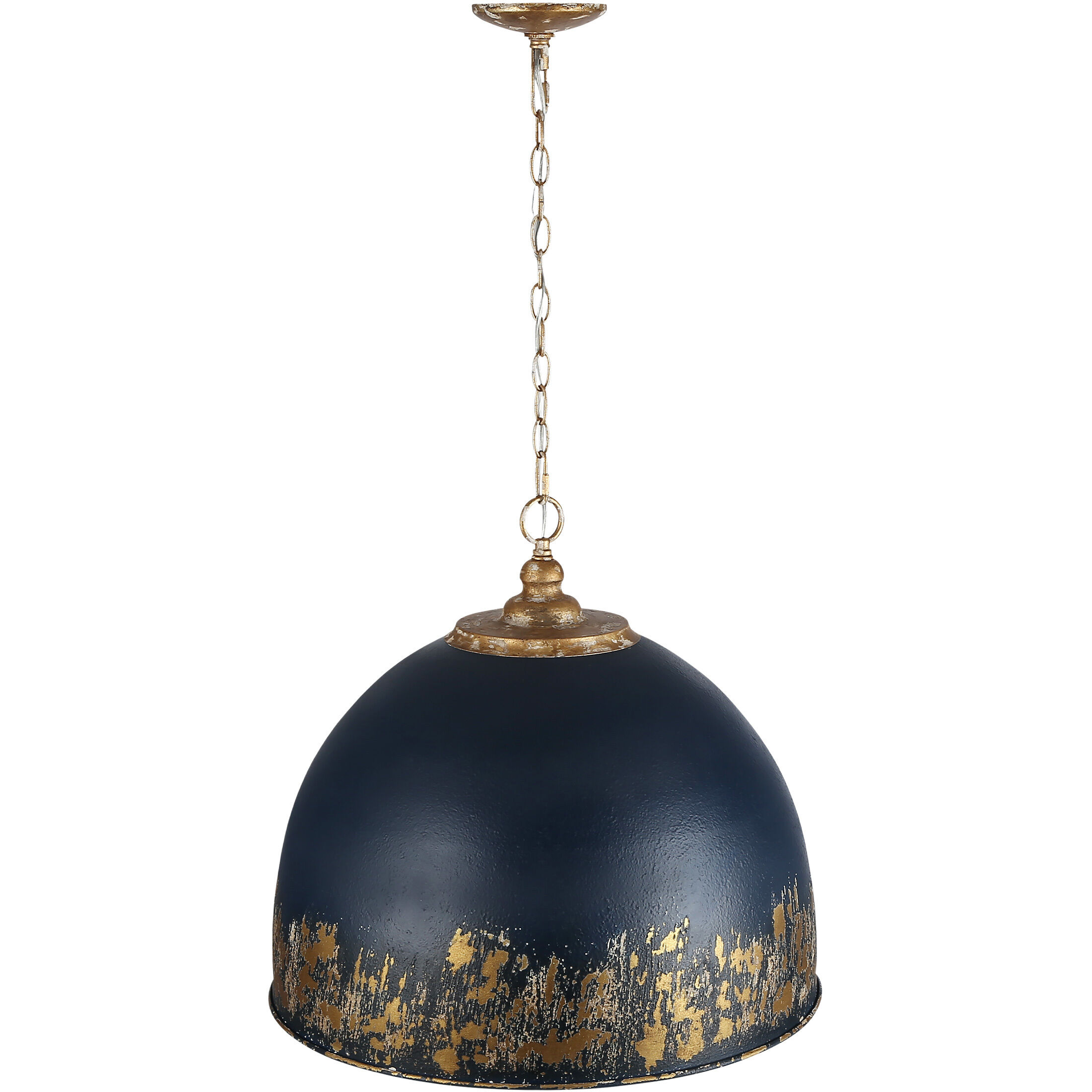 Alison Pendant Ceiling Light in Antique Matte Navy
