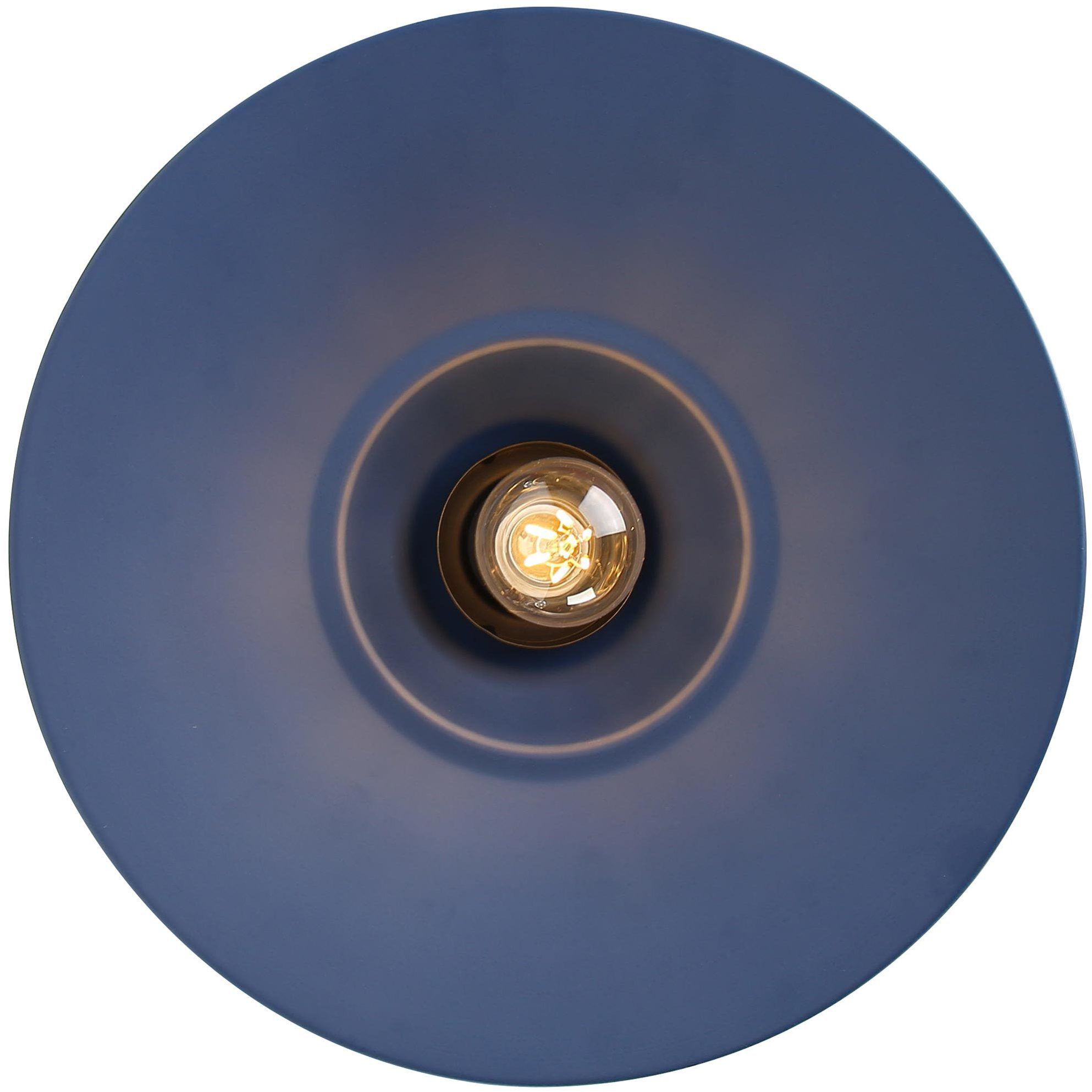 Yep Croma 1 Light 15.5 inch Matte Black Outdoor Wall in No Glass, Matte Blue