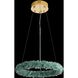 Corallo LED 29.5 inch Turquoise Chandelier Ceiling Light