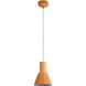 Faroe Pendant Ceiling Light in Earth Yellow/Grey