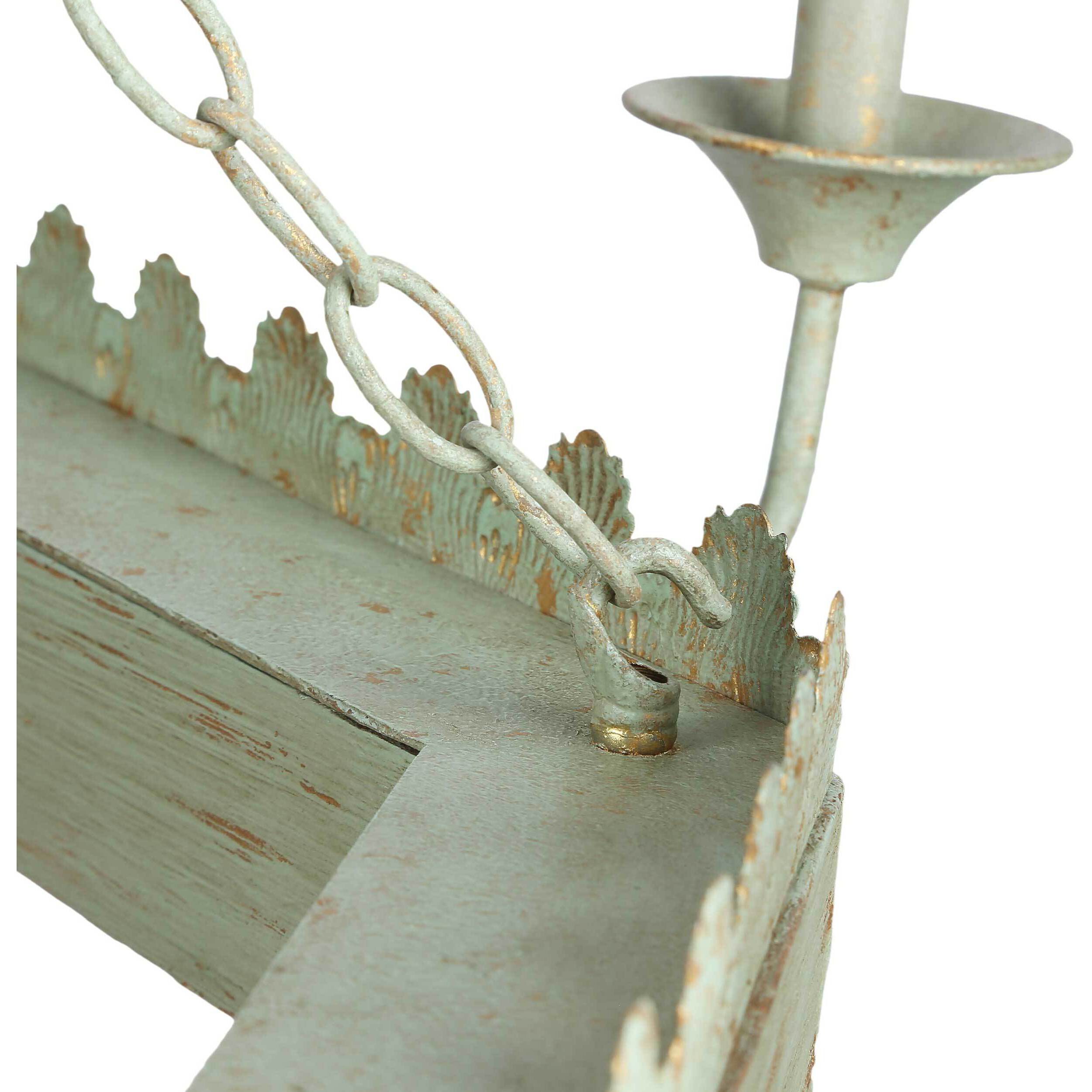 Finley 42 inch 60.00 watt Vintage Sage Chandelier Ceiling Light