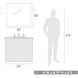 Smyth 1 Light 6 inch Gunmetal Bronze Wall Sconce Wall Light in Clear Glass, Damp