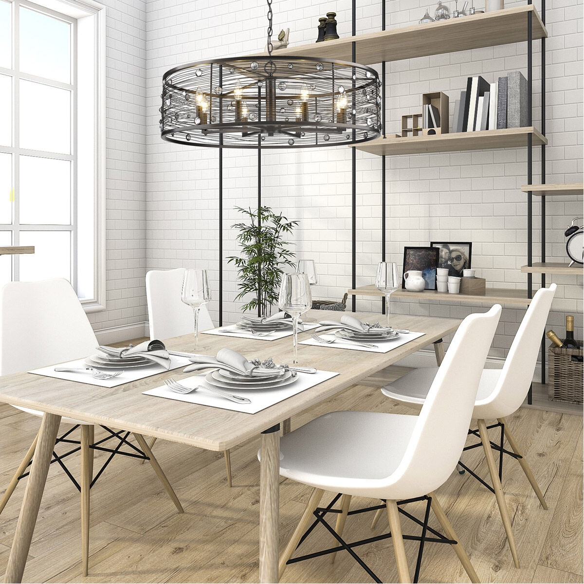 Bijoux 8 Light 34 inch Brushed Etruscan Bronze Chandelier Ceiling Light, Large