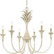 Lillianne 33.75 inch 60.00 watt Antique Ivory Chandelier Ceiling Light