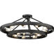 Castile 15 Light 32 inch Matte Black Semi-Flush Mount Ceiling Light