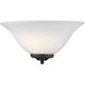 Multi-Family 1 Light 13 inch Matte Black Wall Sconce Wall Light