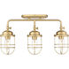Seaport 3 Light 21 inch Brushed Champagne Bronze Bath Vanity Wall Light