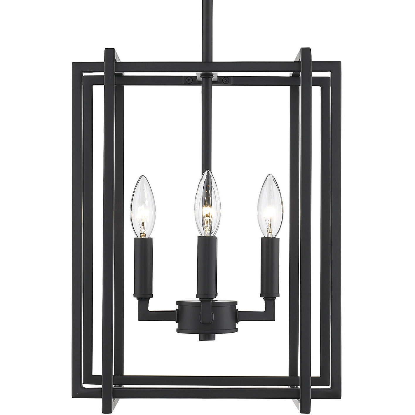 Tribeca Pendant Ceiling Light in Matte Black, Mini