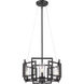 Marco 4 Light 16 inch Matte Black Semi-Flush Mount Ceiling Light