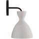 Aethera LED 8.63 inch White Sandstone Cement Outdoor Wall Sconce