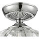 Audra 1 Light 11.75 inch Chrome Semi-Flush Mount Ceiling Light