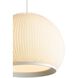 Tela LED 17.75 inch Sand Yellow Pendant Ceiling Light