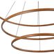Veritas LED 59 inch Driftwood Ring Chandelier Ceiling Light, 3 Tier