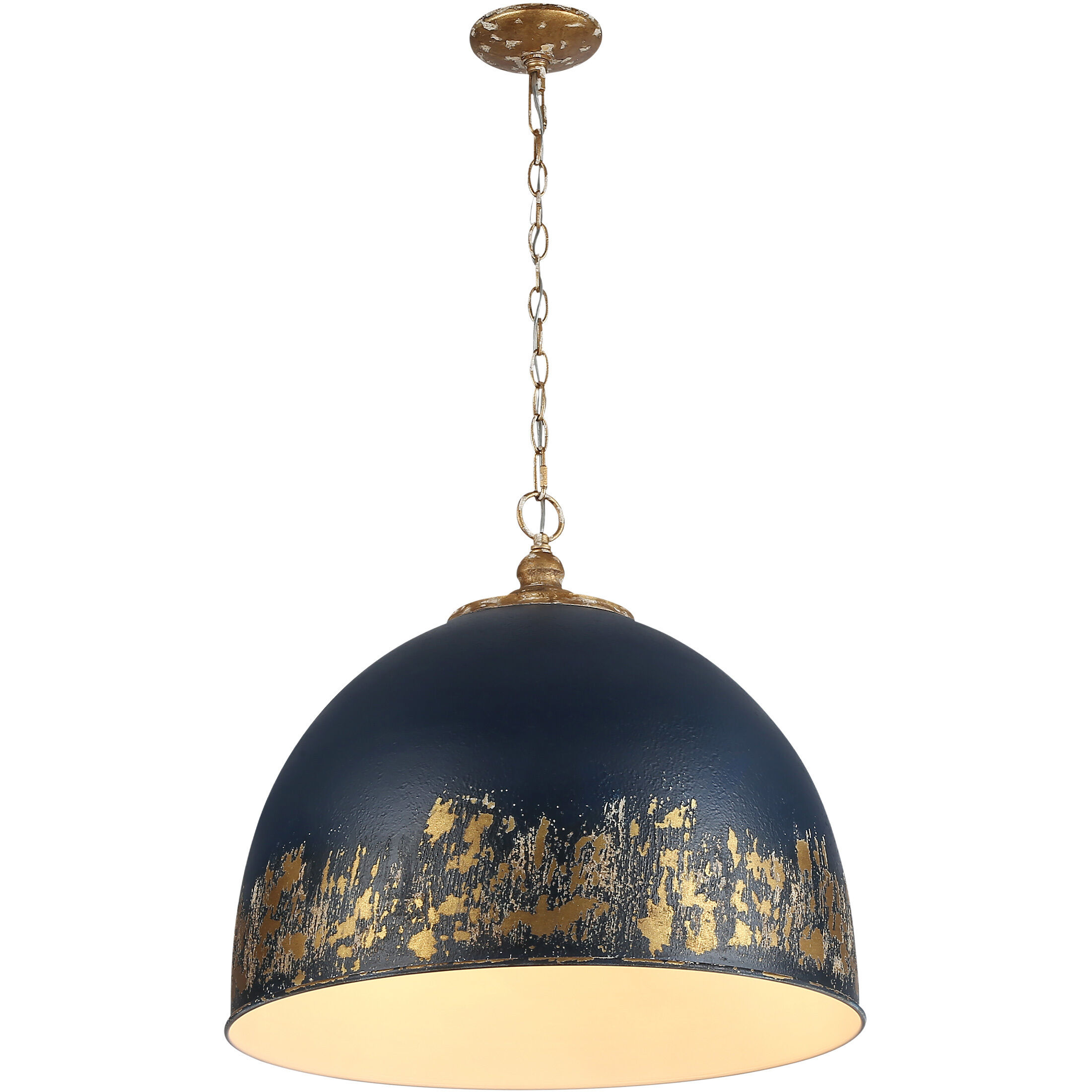 Alison Pendant Ceiling Light in Antique Matte Navy