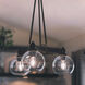 Galveston 24.25 inch 60.00 watt Rubbed Bronze Chandelier Ceiling Light, Mini