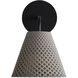 Clarus LED 8.88 inch Grey Cement Outdoor Wall