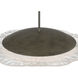 Coral Bloom 1 Light 31 inch Black Slate Pendant Ceiling Light