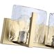 Aenon 2 Light 14.25 inch Brushed Champagne Bronze Vanity Light Wall Light
