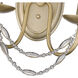 Mirabella 2 Light 10.25 inch Golden Aura Wall Sconce Wall Light
