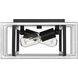 Tribeca 2 Light 11.5 inch Matte Black/Pewter Flush Mount Ceiling Light, Damp