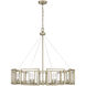 Marco 35.38 inch 60.00 watt White Gold Chandelier Ceiling Light, Large