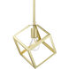 Cassio Pendant Ceiling Light in Olympic Gold