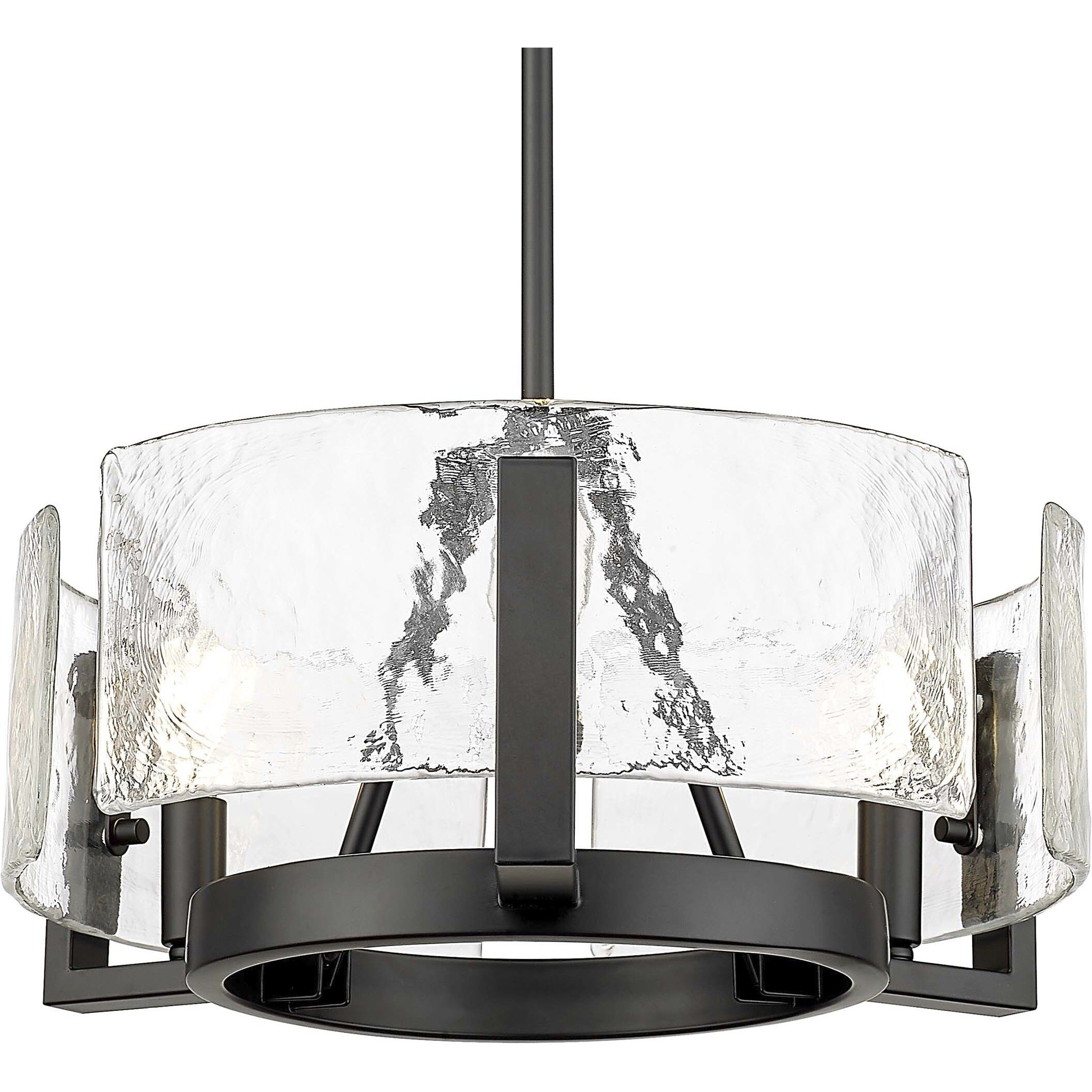 Aenon 16.5 inch 60.00 watt Matte Black Chandelier Ceiling Light
