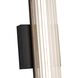 Rodara LED 24.38 inch Matte Black Outdoor Wall Sconce