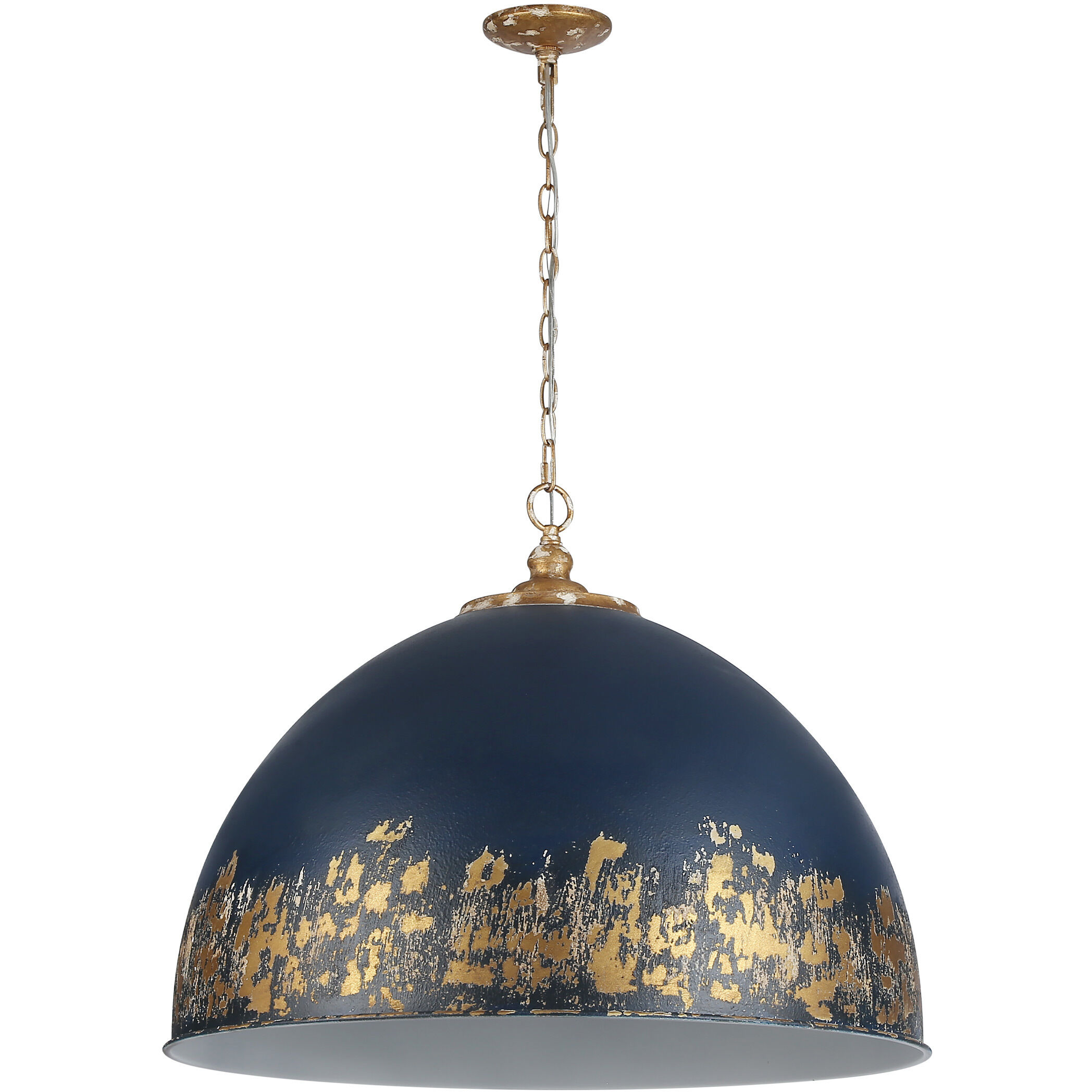 Alison Pendant Ceiling Light in Antique Matte Navy