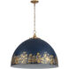 Alison Pendant Ceiling Light in Antique Matte Navy