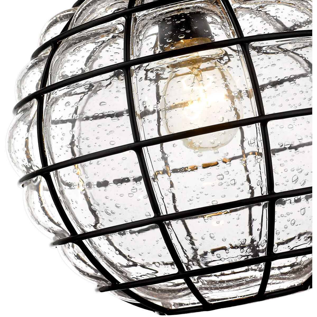 Powell 1 Light 9.88 inch Matte Black Mini Pendant Ceiling Light, Small