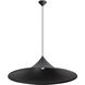 Vistara 1 Light 35.38 inch Sand Black Pendant Ceiling Light