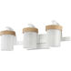 Chatham 3 Light 22.75 inch Natural White Bath Vanity Light Wall Light