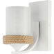 Chatham 1 Light 7.88 inch Natural White Bath Vanity Light Wall Light