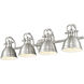 Yep Duncan Vanity Wall Light in Pewter