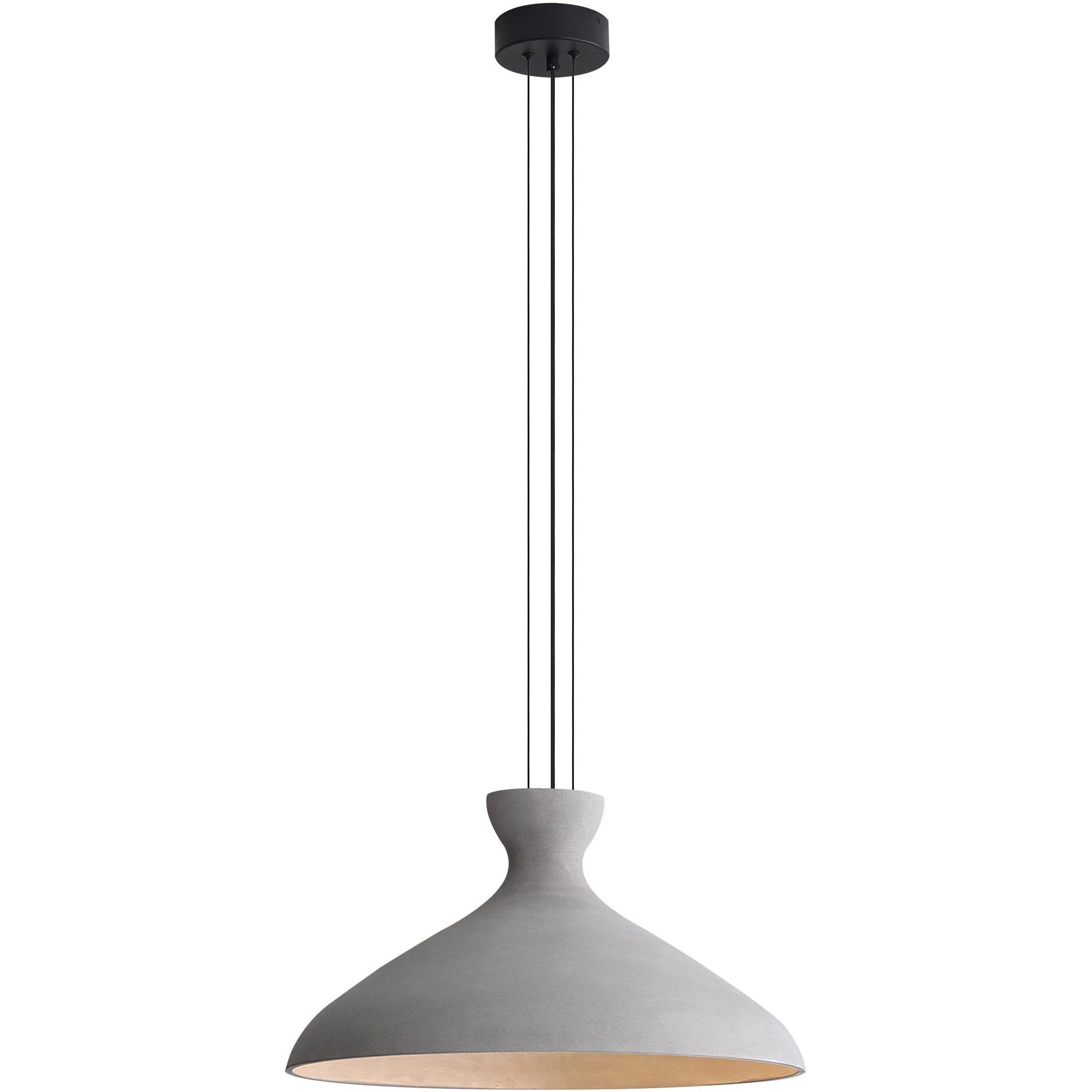 Aethera Pendant Ceiling Light in Grey Cement