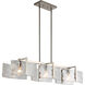 Aenon Linear Pendant Ceiling Light in Pewter